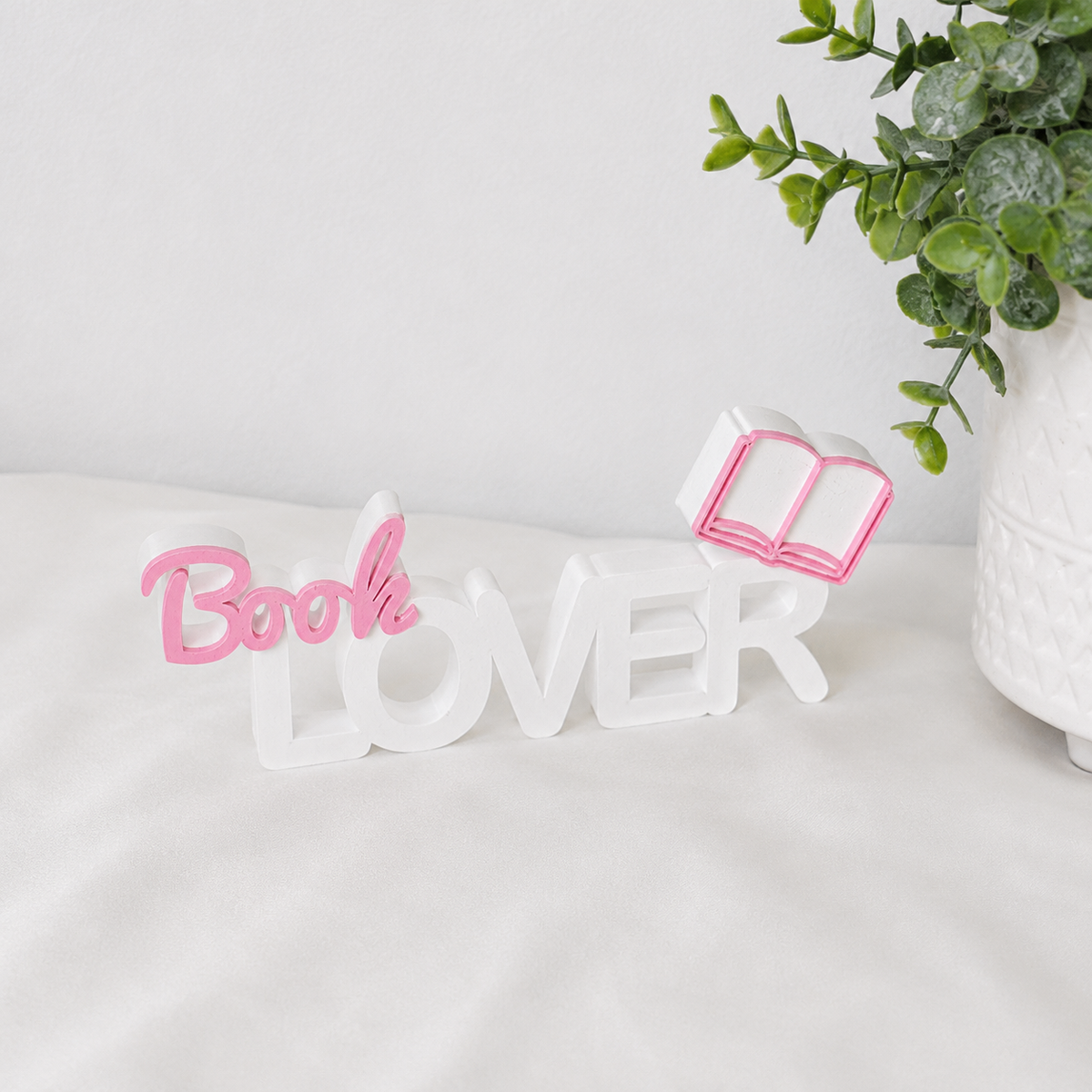 Letrero Book Lover