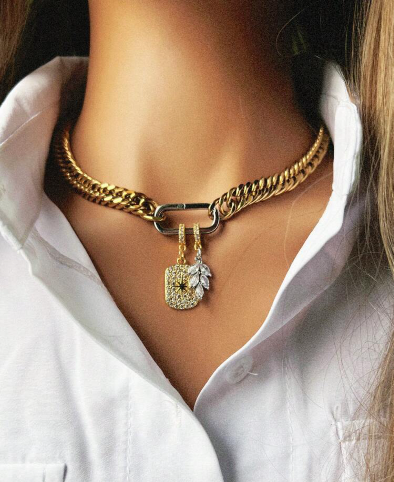 Golden Leaves Necklace
