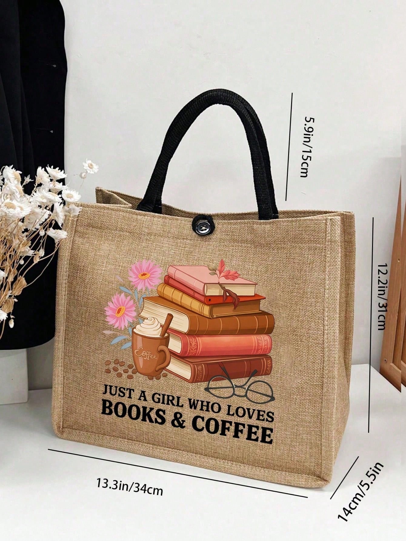 Books & Coffee Tote