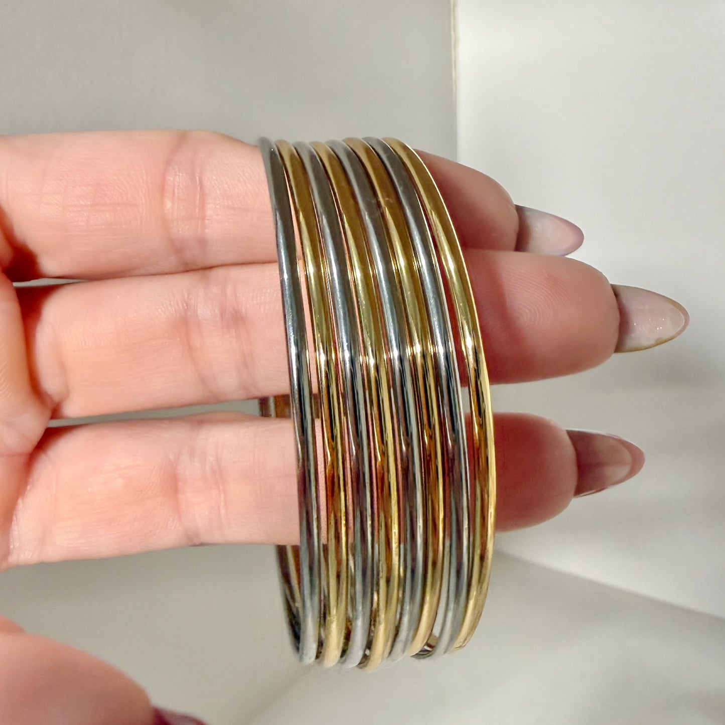 Mixed Aura Bangles