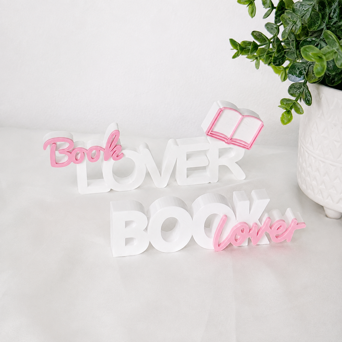 Letrero Book Lover