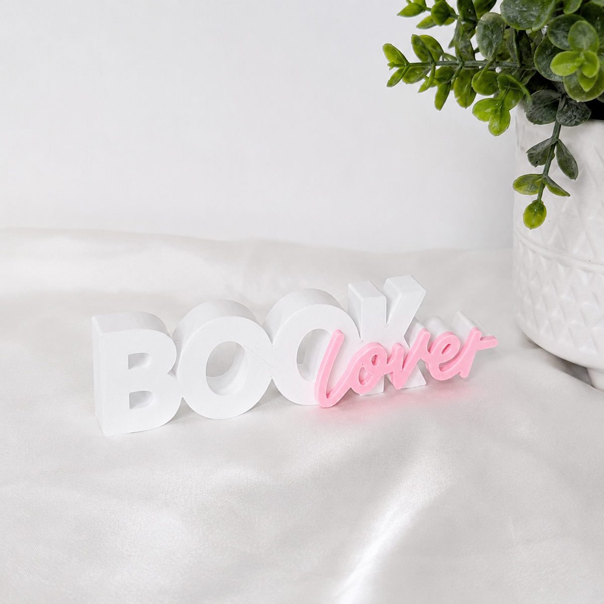 Letrero Book Lover