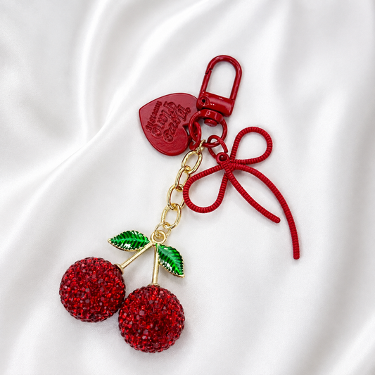 Keychain Cherry Bow